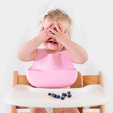 Babynetic Magnetic Silicone Bib | Strawberry Dream