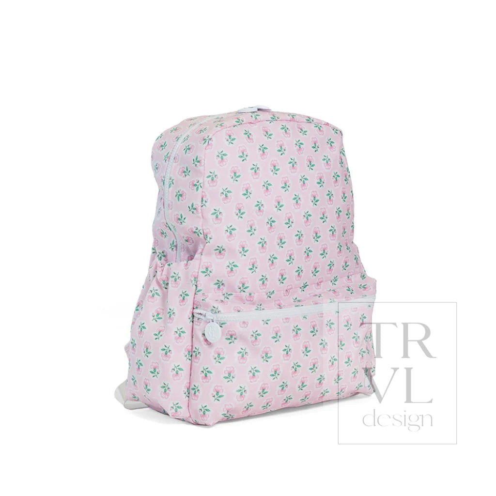 TRVL Design Backpack | Petite Fleur Pink