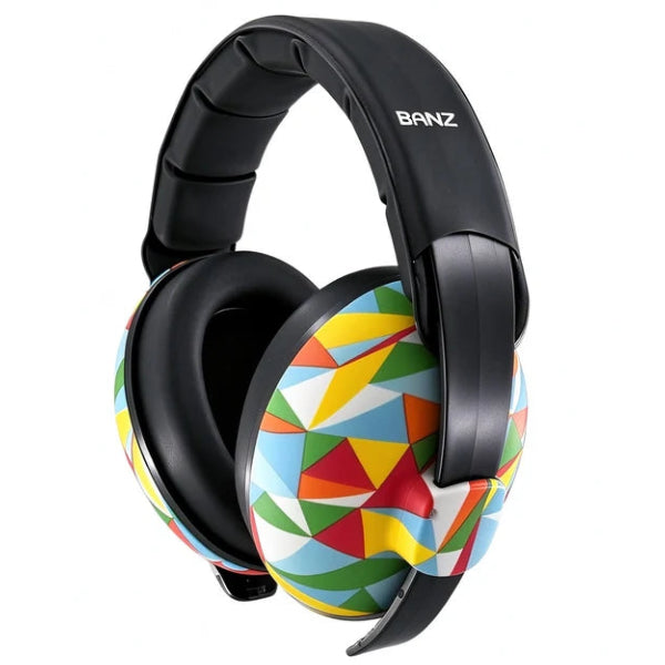 Banz Hear No Blare Baby Earmuffs (Ages 0-2 years) | Prints