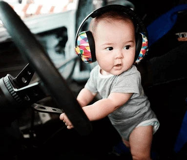 Banz Hear No Blare Baby Earmuffs (Ages 0-2 years) | Prints