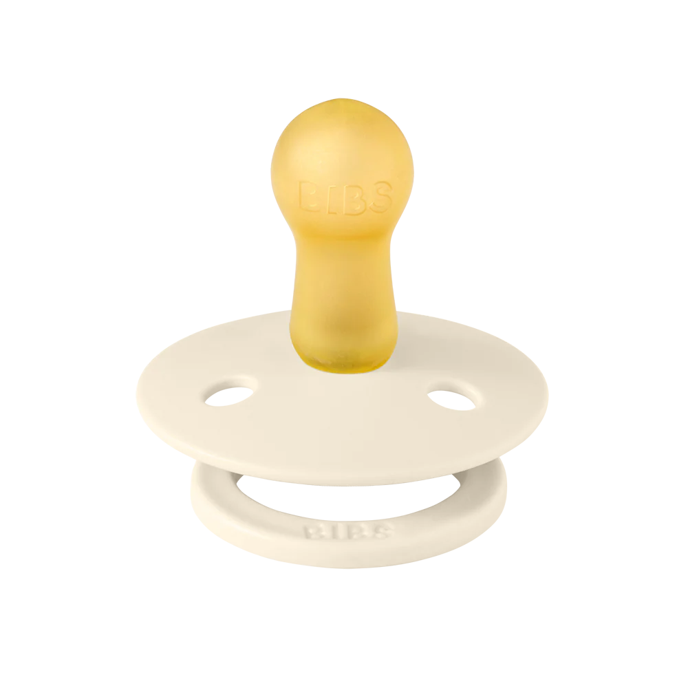 BIBS Colour Pacifier & Loop Paci Clip Gift Sets | Ivory