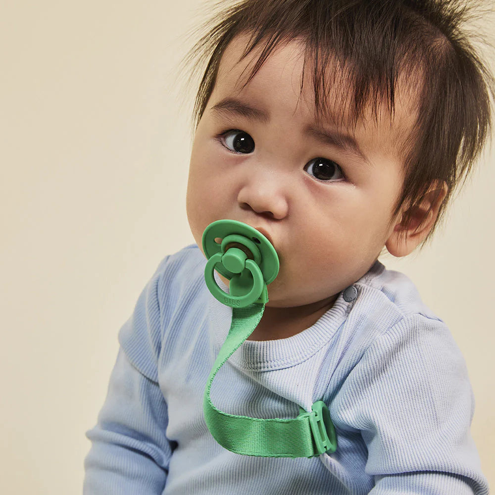 BIBS Latex Round Pacifier 2-pack | Matcha & Cactus