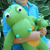 Zubels Big Al The Alligator Knit Rattle | 7 in