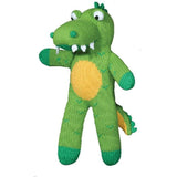 Zubels Big Al The Alligator Knit Rattle | 7 in