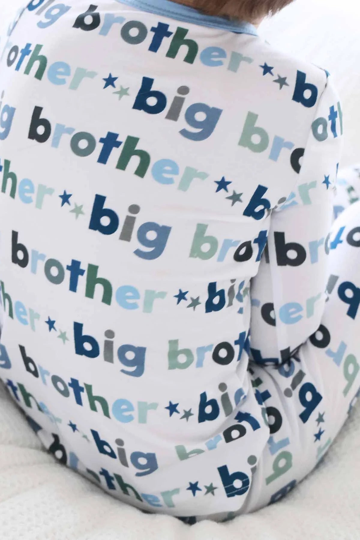 Caden Lane Big Brother Bamboo Two-Piece Pajama Set