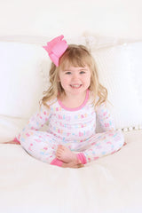 Caden Lane Big Sister Bamboo Two-Piece Pajama Set