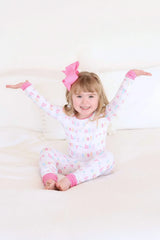 Caden Lane Big Sister Bamboo Two-Piece Pajama Set