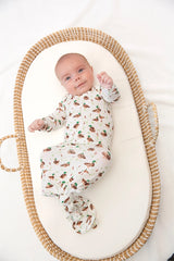 Goosies Mallard Drake Bamboo Knotted Infant Gown | 0-3M