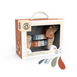 Speedy Monkey Puppy Pull Along Wooden Toy