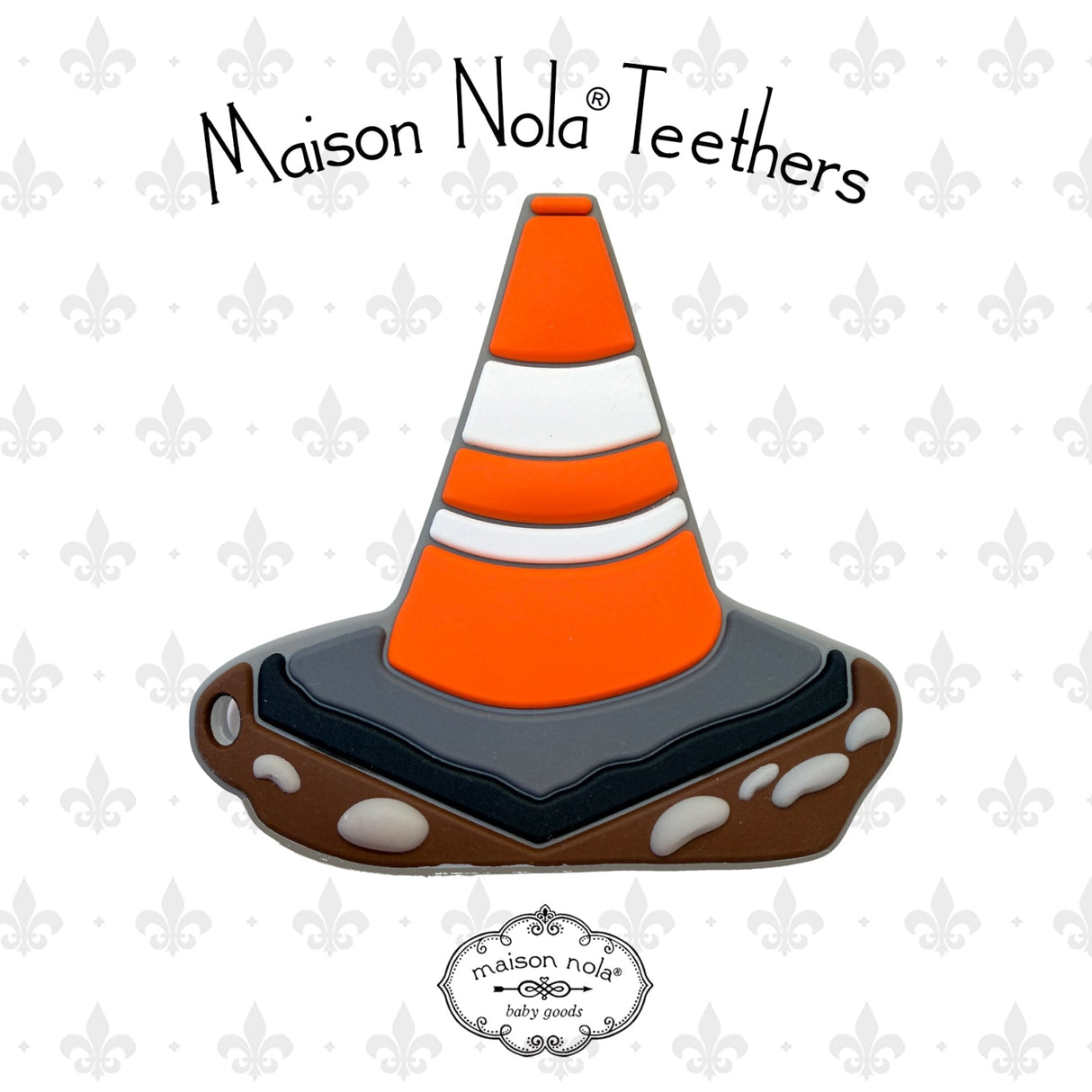 Pothole Cone Silicone Teether