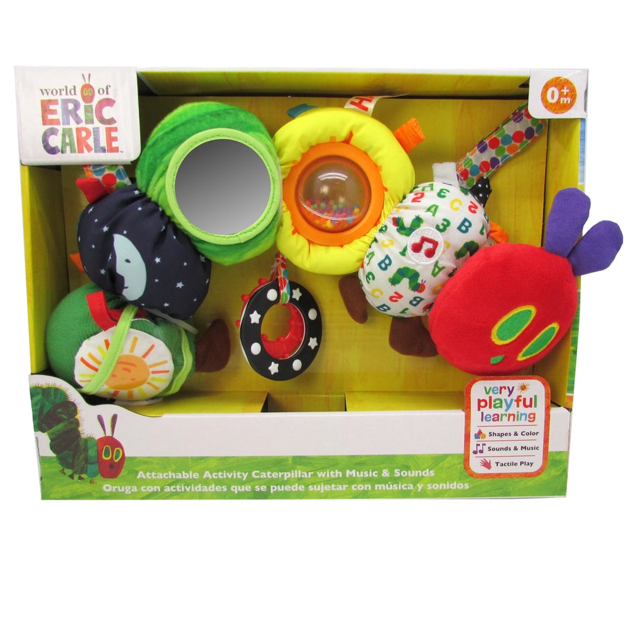 The Very Hungry Caterpillar On the Go Mirror Rattle Toy