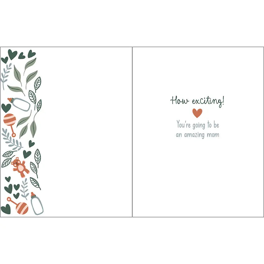 Gina B Designs Baby Greeting Card | Mom-To-Be