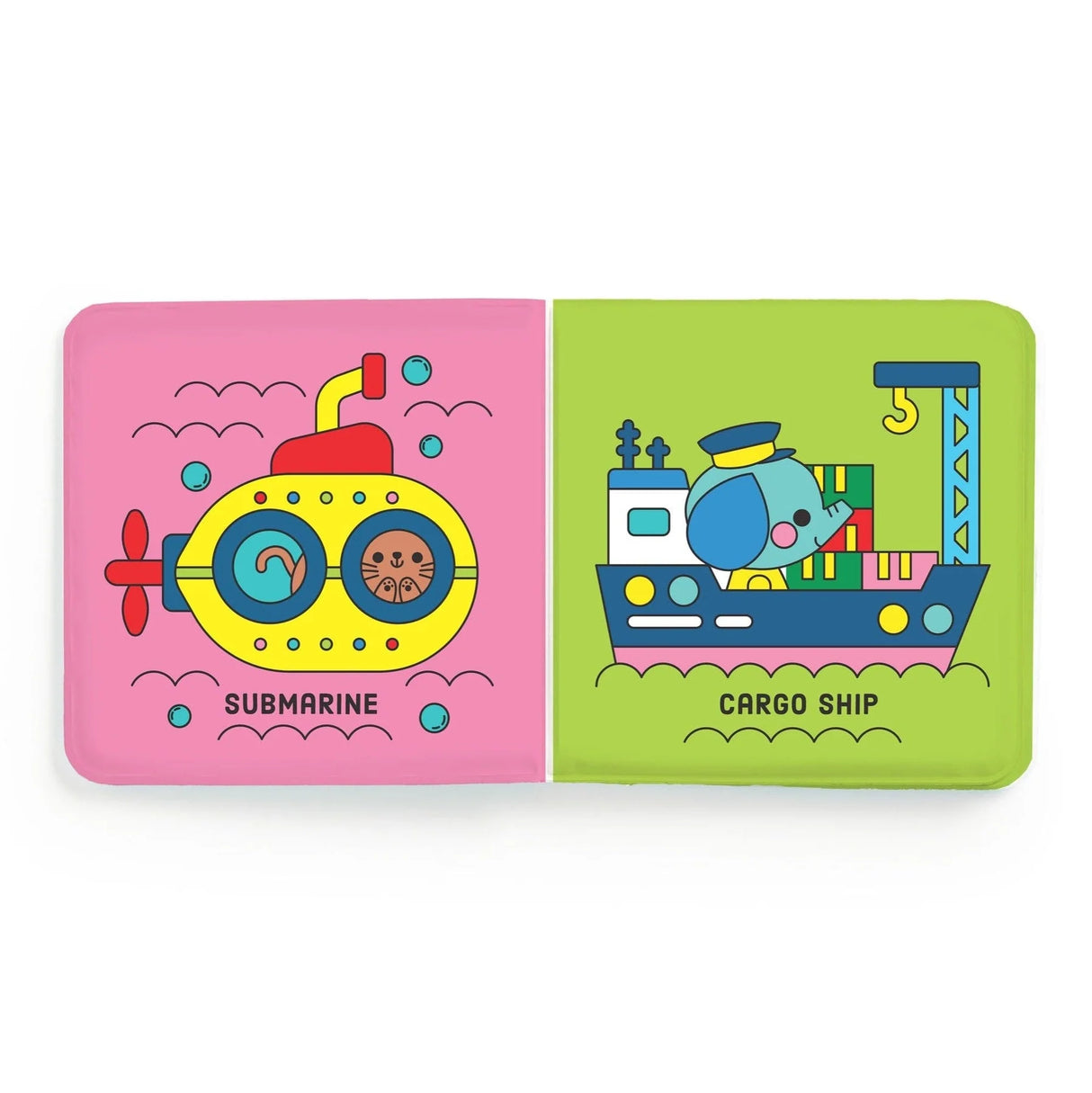 Busy Boats | Color Magic Bath Book
