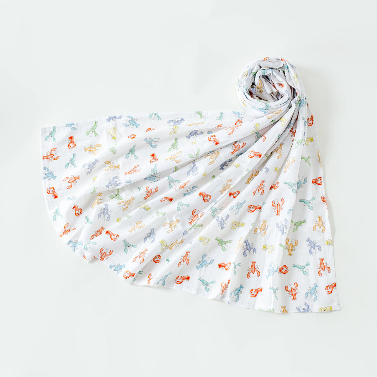 Nola Tawk Colorful Claws Organic Muslin Swaddle Blanket