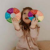 Jellystone Designs My First Puzzle Silicone Colour Wheel | Rainbow Bright