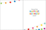 Gina B Designs Birthday Greeting Card | Happy Happy Lights