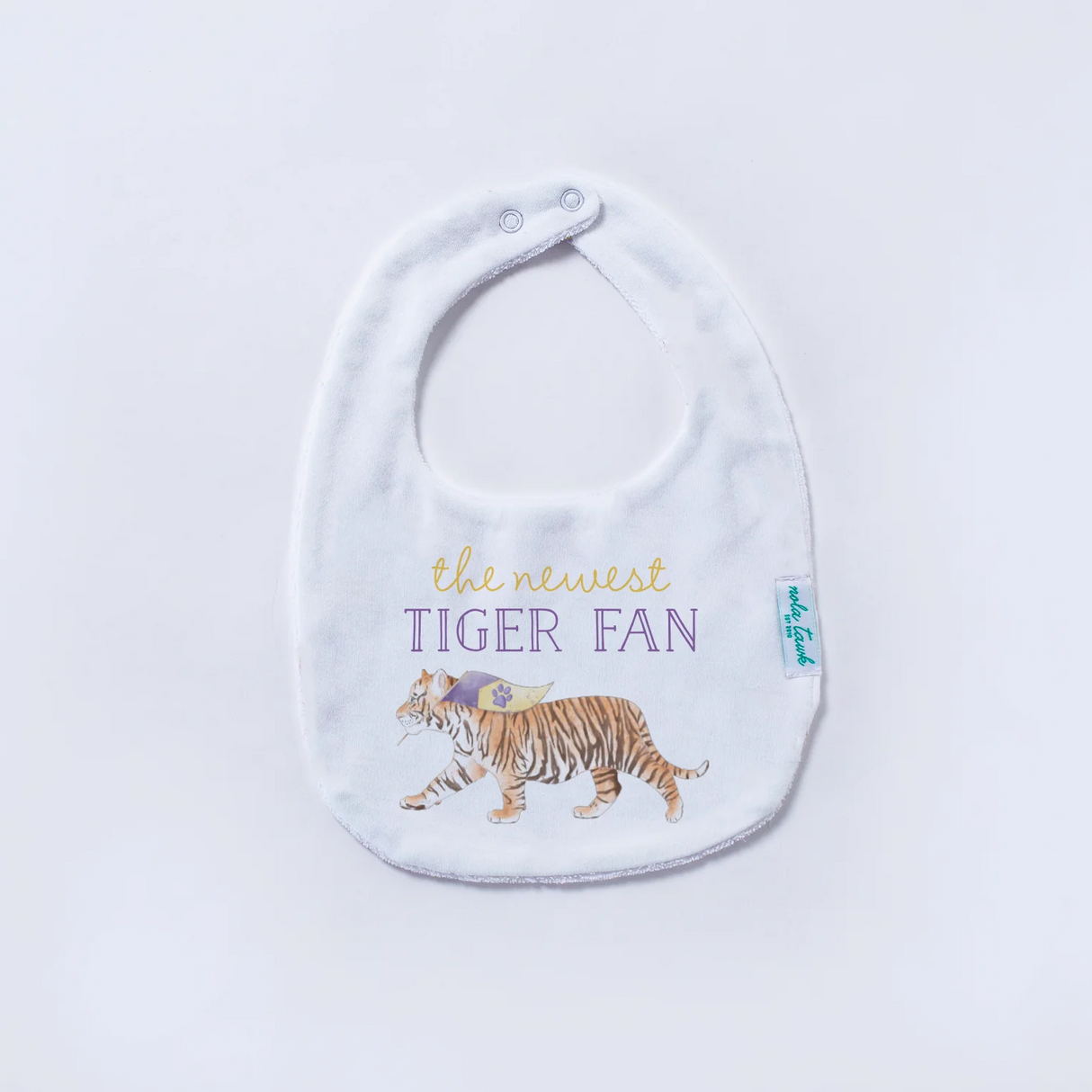 The Newest Tiger Fan Organic Cotton Bib