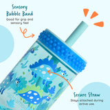 Elemental® Totsy Bubble BPA Free 12oz Sippy Cup | Dino Blues