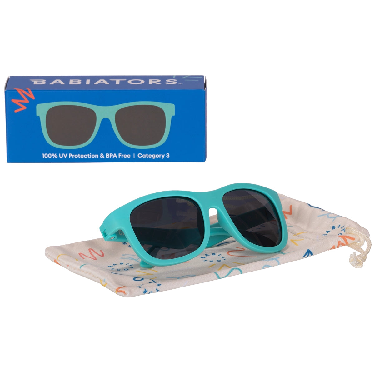 Babiators Navigator Turquoise Tide | Smoke Lenses UV Sunglasses
