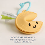 Itzy Ritzy Fortune Cookie Itzy Treat Silicone Teether Toy
