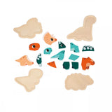 Dino 4 Progressive Wooden Puzzles Set
