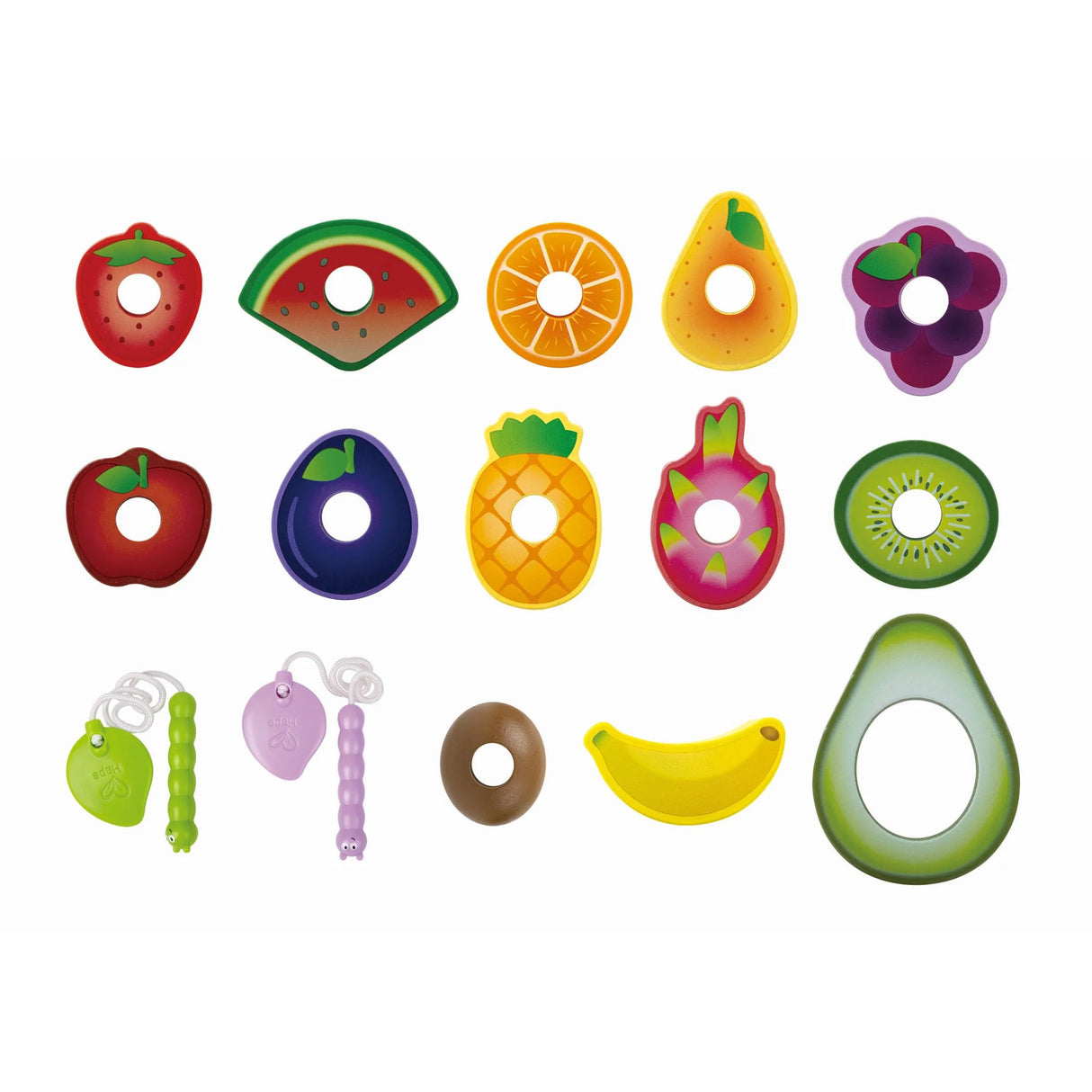 Hape Wooden Caterpillar Fruit Feast Set