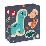 Dino 4 Progressive Wooden Puzzles Set