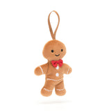 Jellycat Festive Folly Gingerbread Fred Plush Ornament