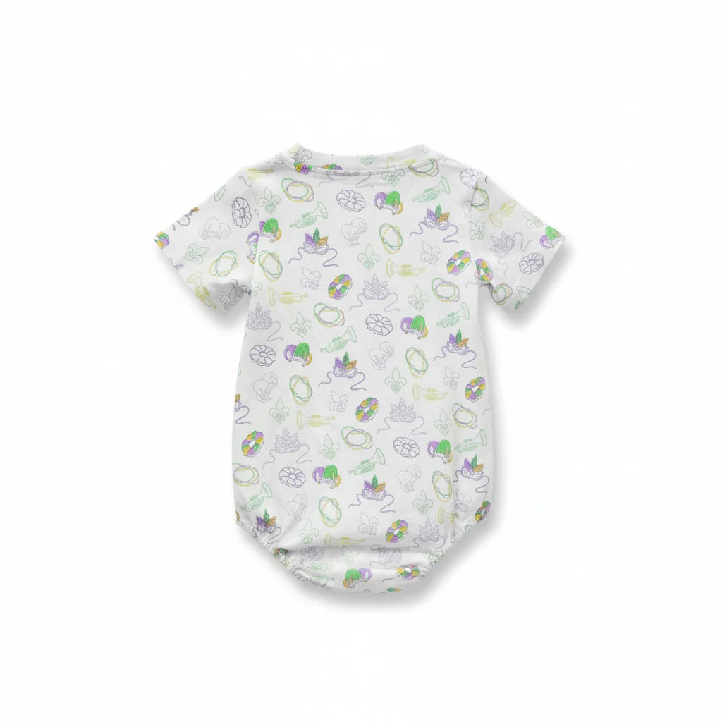 Oak Lane Short Sleeve Mardi Gras Bubble