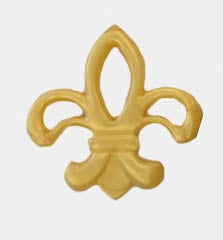 Fleur de Lis Silicone Teether