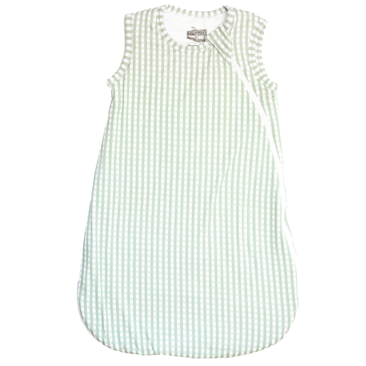 Uptown Baby Sage Gingham Bamboo Sleep Bag 1.0 TOG