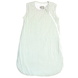 Uptown Baby Sage Gingham Bamboo Sleep Bag 1.0 TOG