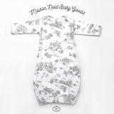 Maison Nola Storyland Toile Gown Grey