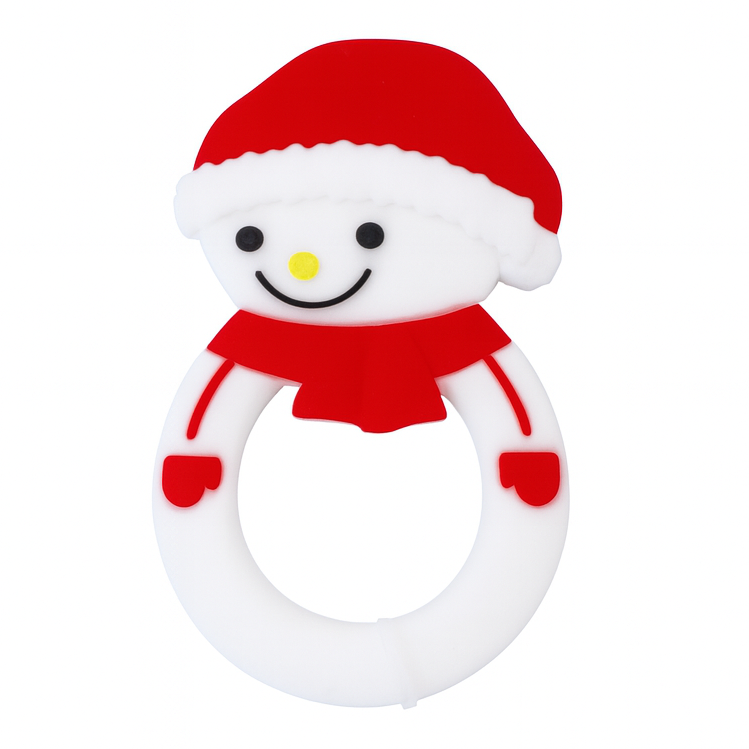 Sugar + Maple Silicone Snowman Teether