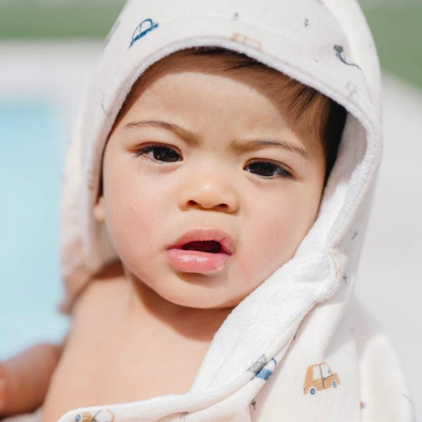 Saranoni Infant Hooded Towel | Cars