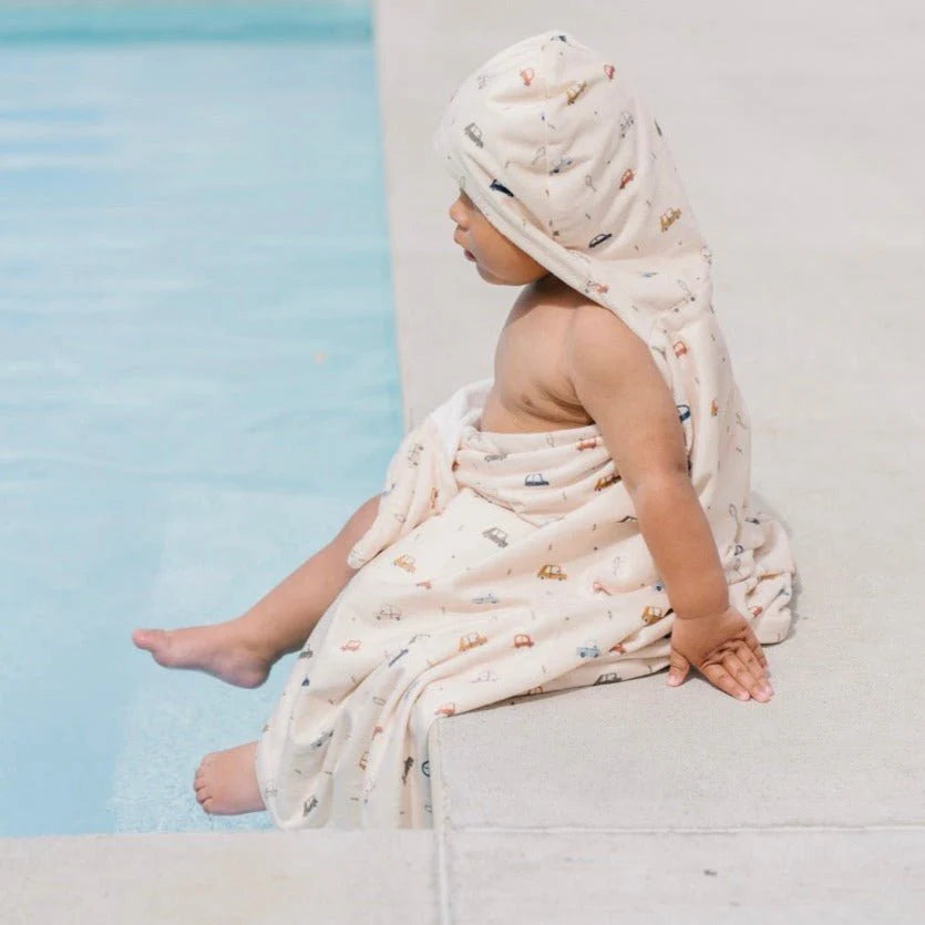 Saranoni Infant Hooded Towel | Cars