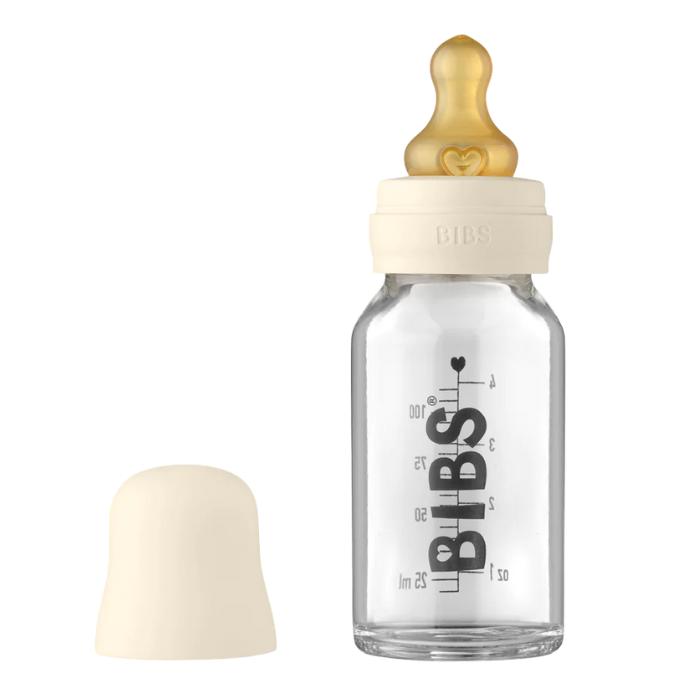 BIBS Anti-Colic Baby Glass Bottle Complete Set 110ml