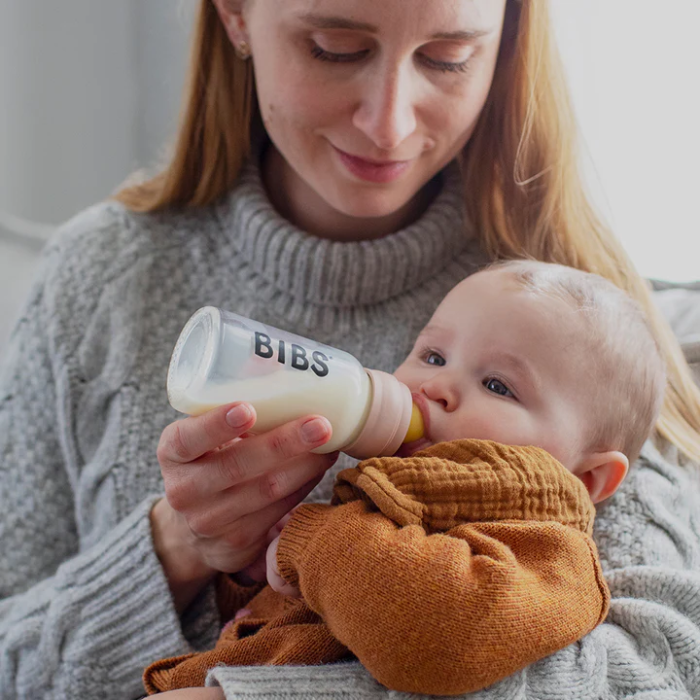 BIBS Anti-Colic Baby Glass Bottle Complete Set 110ml