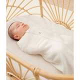 Cocoon Organic Zip Up Swaddle Bag | Oatmeal Marle 1.0 TOG