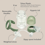 nouka Transitional Sippy Weighted Straw Training Cup (9 oz)