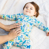 Magnetic Me Blue It's A Paw-ty Convertible Coverall
