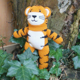 Zubels Kai the Tiger Knit Doll | 7 in