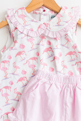 Studio Smocks Flamingo Party | Two Piece Set