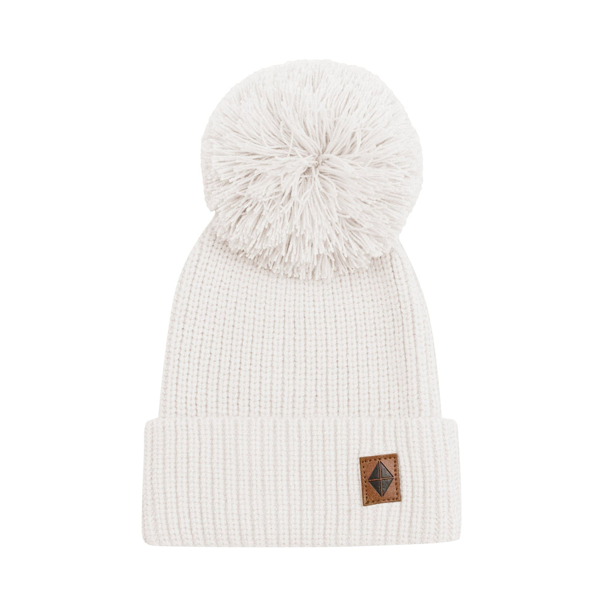 Kyte Chunky Knit Pom Beanie Hat Bamboo Blend | Oat