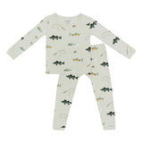 Kyte Bamboo Long Sleeve Toddler Pajamas | Fishing