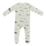Kyte Bamboo Zippered Footie | Fishing