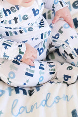 Little Brother Bamboo Zipper Footie