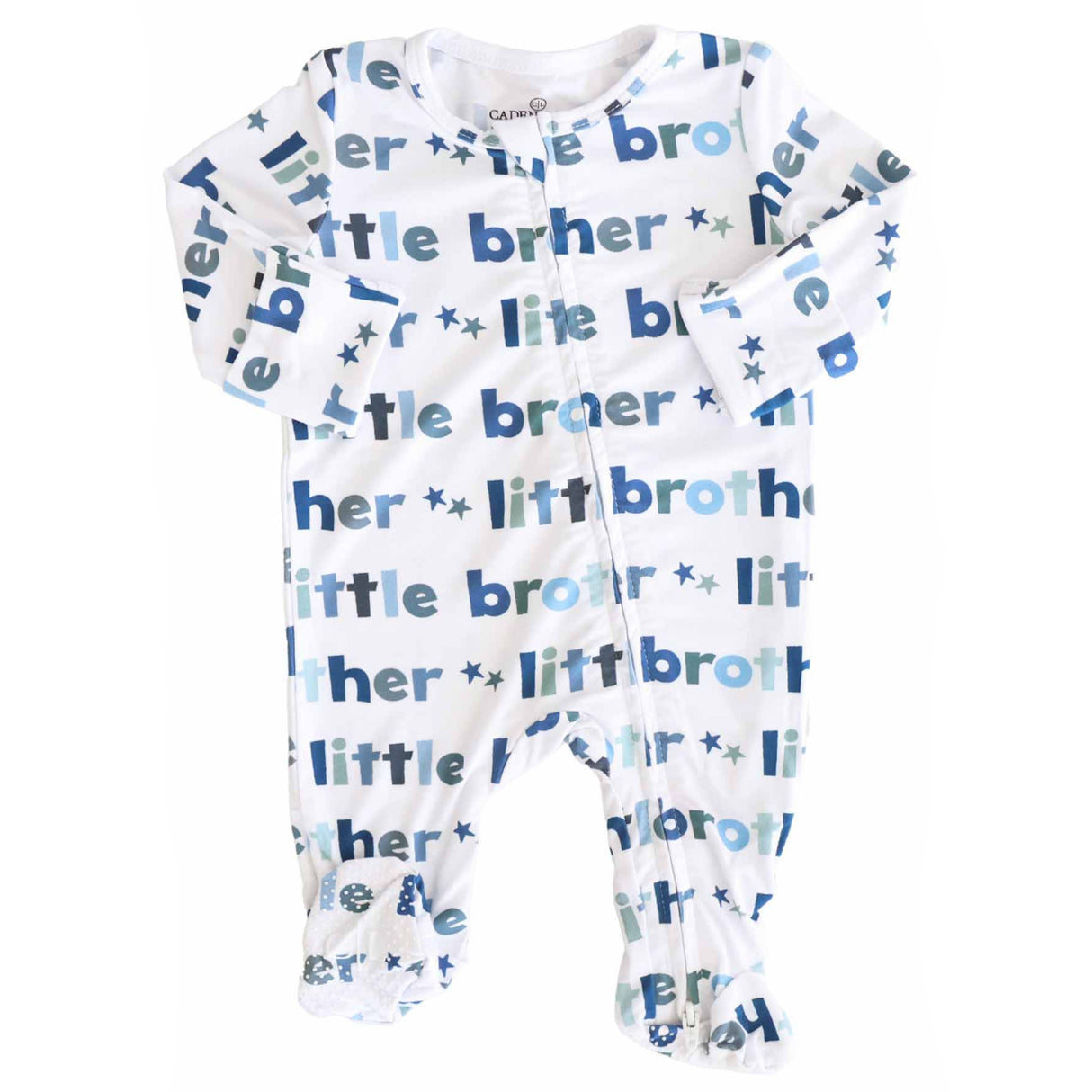 Little Brother Bamboo Zipper Footie