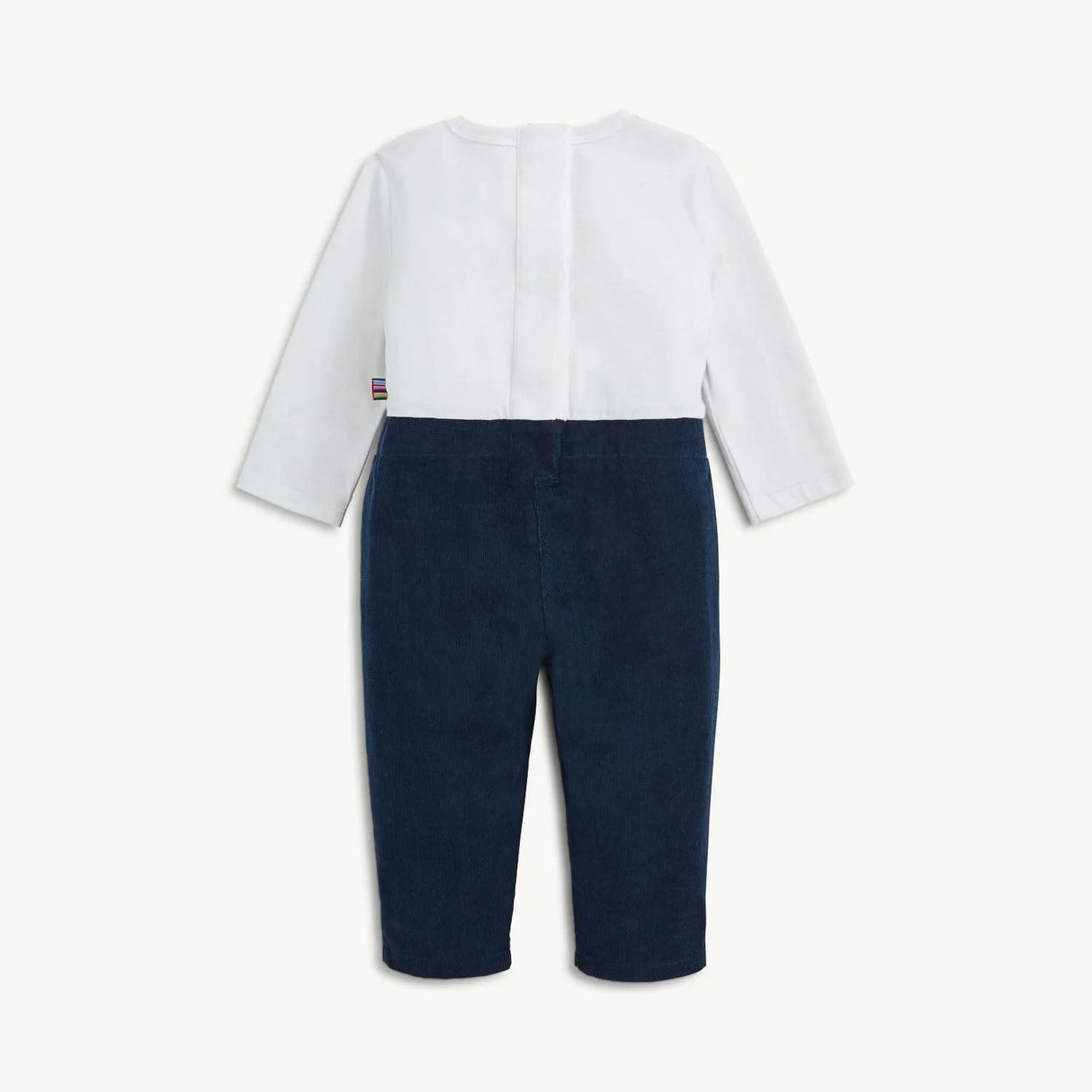 Magnetic Me Corduroy Blue Boys Dress Romper