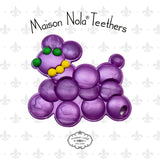 Throw Me Something Mardi Gras Baby Bundle | Sippy Cup and Bead Dog Teether
